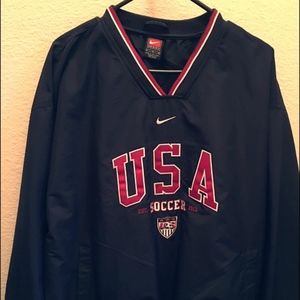 VINTAGE Nike USA Soccer Windbreaker